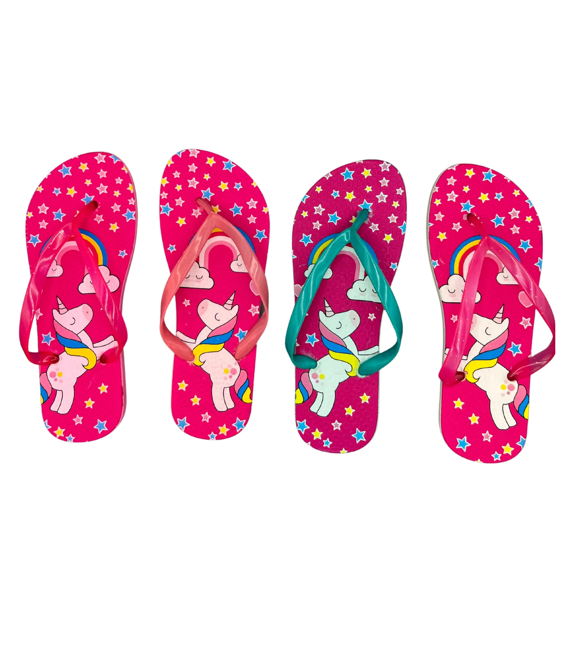 Sandalia Unicornio Rosado Niña x 12 Unds